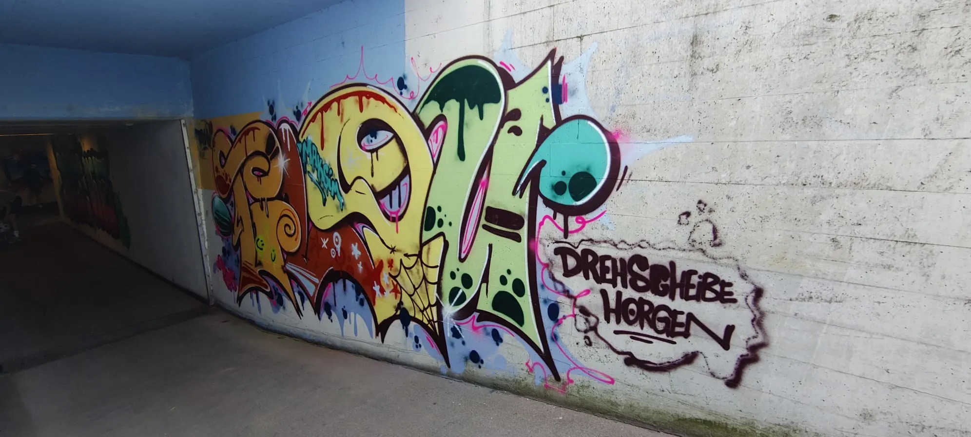 Pressebild: Graffiti Unterführung